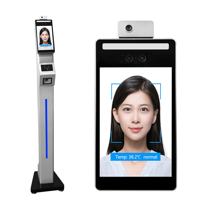 F2-FHS Face Recognition Body Temperature Detection Machine with Scan V-Health Passports