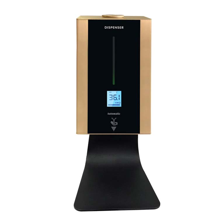 T86 Desktop Stainless Steel Hand Temperature Disinfection Dispenser